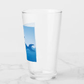 Verre Un dauphin bleu (Gauche)