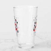 Verre Un groupe de pavots rouges (Gauche)