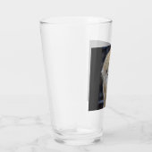 Verre Un joli visage moelleux d'un alpaga (Droite)