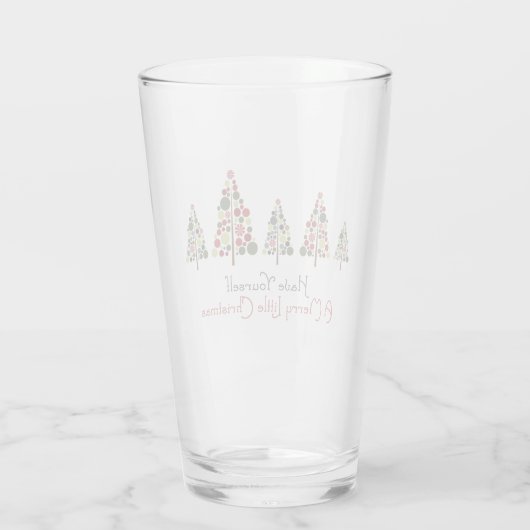 Verre Un joyeux petit Noël (Dos)