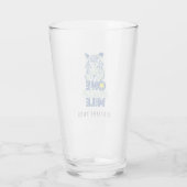 Verre Un kilomètre de plus Motivational Blue Tiger Beer  (Dos)
