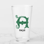 Verre Un noeud celtique du XVIe siècle Capitale décorati (Devant)