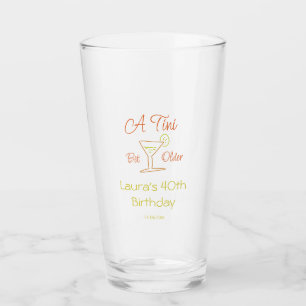 Verre Un peu plus vieux 40ème anniversaire nom date mart