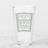 Verre Un professeur chanceux professeur rétro groovy St- (Dos)
