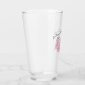 Verre Un Rose pour vos pensées (Droite)