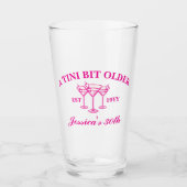 Verre Un Tini Un Peu Plus Ancien Martini Personnalisé An (Devant)