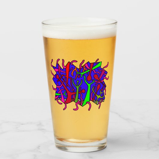 VERRE UN TROU DANS MON VERRE. (Devant (rempli))