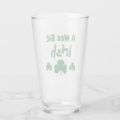 Verre Un Weit Un Peu Irlandais (Dos)