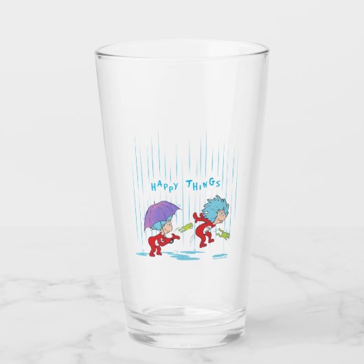 Verre Une chose deux choses heureuses (Devant)