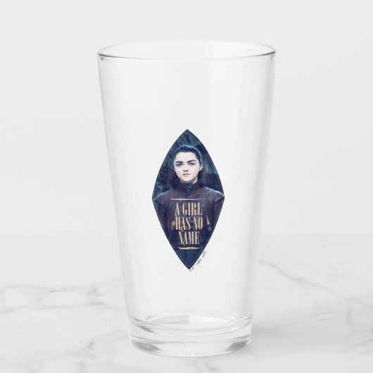 Verre "Une Fille N'A Pas De Nom" Arya Stark Graphic (Devant)