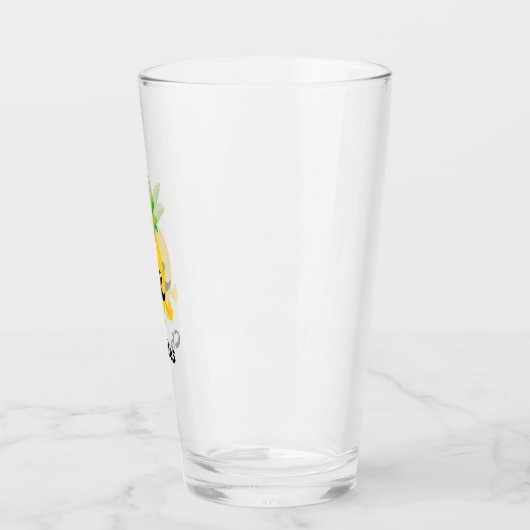 Verre Une jolie moustache d'ananas (Gauche)