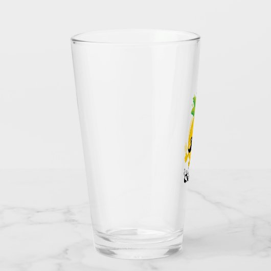 Verre Une jolie moustache d'ananas (Droite)