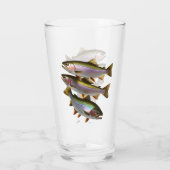 Verre Une pinte de truite (Dos)
