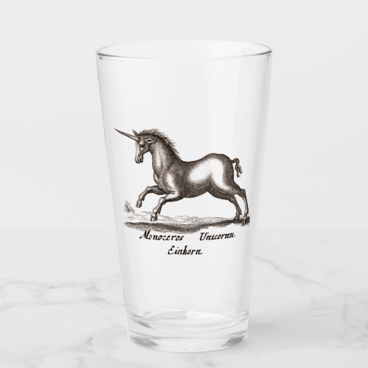 Verre Unicorn Classic Running Magic Woodland Créature (Devant)