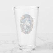 Verre Unicorne et fleurs design imaginaire (Dos)