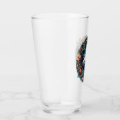 Verre Unicorne et fleurs design imaginaire (Droite)