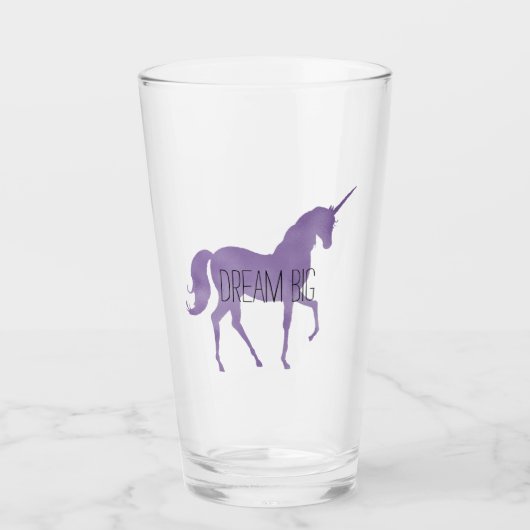 Verre Unicorne violette (Devant)