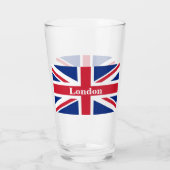 Verre Union Jack London ~ Drapeau britannique (Dos)