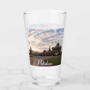 Verre Université de Potsdam au coucher du soleil en Alle