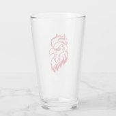 Verre Université d'État de Jacksonville Gamecocks Red ga (Dos)