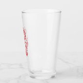 Verre Université d'État de Jacksonville Gamecocks Red ga (Gauche)
