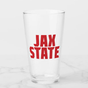 Verre Université d'État de Jacksonville JAX STATE Rouge