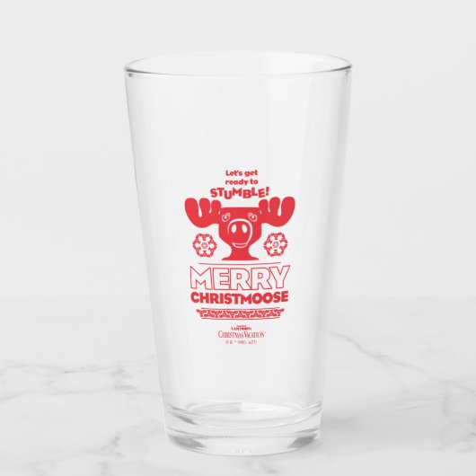Verre Vacances de Noël | Joyeux Christmoose (Devant)