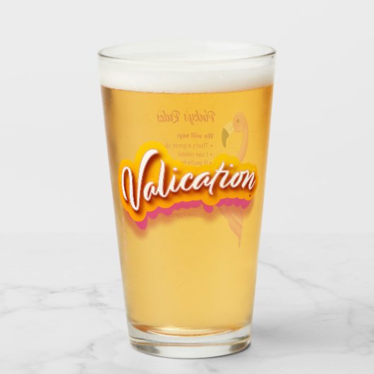 Verre Vacances de validation Pinky (Devant (rempli))
