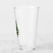 Verre Vacances d'hiver rustiques Élan Flocon de neige Pi (Gauche)