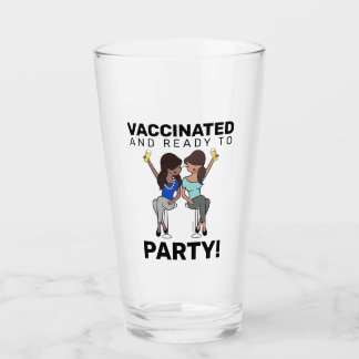 Verre Vacciné et prêt à faire la fête - Bière