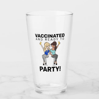 Verre Vacciné et prêt à faire la fête - Bière