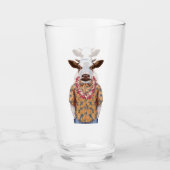 Verre Vache à chemise hawaïenne (Devant)