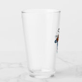 Verre Vache noire blanche sorcière d'Halloween (Droite)