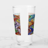 Verre Vagues colorées infinies (Gauche)