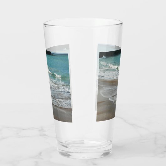 Verre Vagues sur la plage bleu turquoise Océan (Droite)