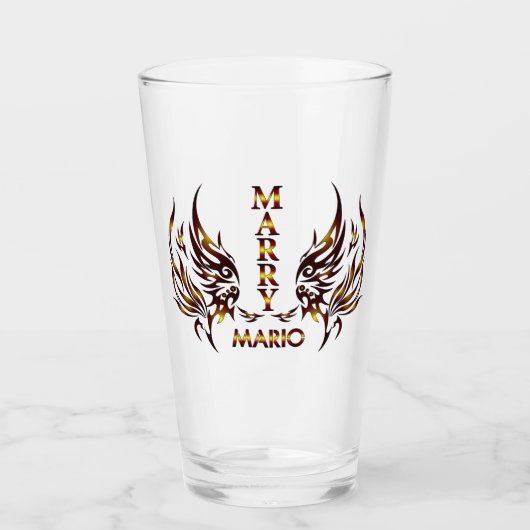Verre Vaisselle de mariage (Devant)