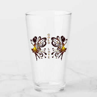 Verre Vaisselle dorée pour boire l'amour