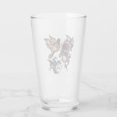 Verre Vaisselle Rose & Bird (Dos)