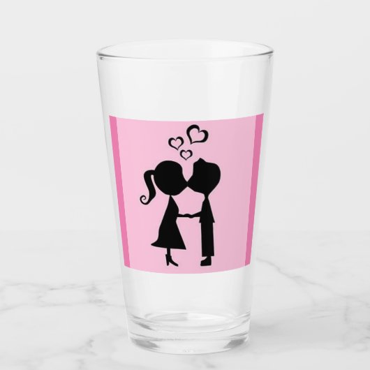 VERRE VALENTINE KISS (Devant)