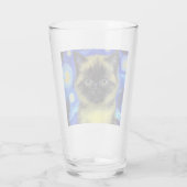 Verre Van Gogh Starry Nuit Siamese Cat (Dos)