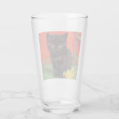 Verre Van Gogh Style Chat noir (Dos)