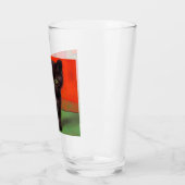 Verre Van Gogh Style Chat noir (Gauche)