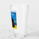 Verre Van Gogh Style Starry Night Cat (Gauche)