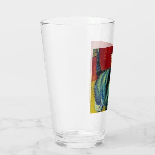 Verre Van Gogh Tabby Cat (Droite)