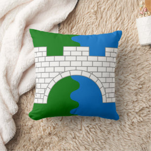 Verre van het oude Stonebridges Populace Badge Kussen