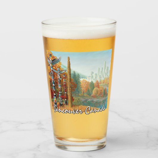 Verre Vancouver Verre de souvenirs Vancouver (Devant (rempli))