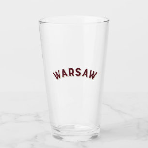 Verre Varsovie, Pologne Arc Vintage