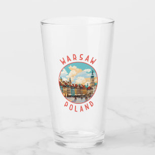 Verre Varsovie Pologne Cercle en détresse rétrograde