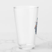 Verre Vase de grenade à main de fleurs (Droite)