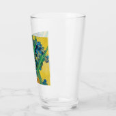 Verre Vase Van Gogh avec Iris Classic Impressionnisme (Gauche)